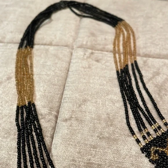 Native American Beaded Necklace 34” - Picture 8 of 10